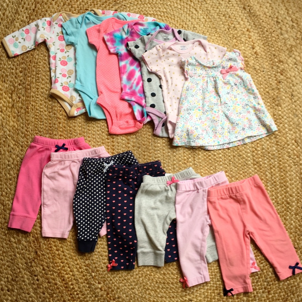 0-3 mo Baby Girl Super Saver Bundle (14 items)